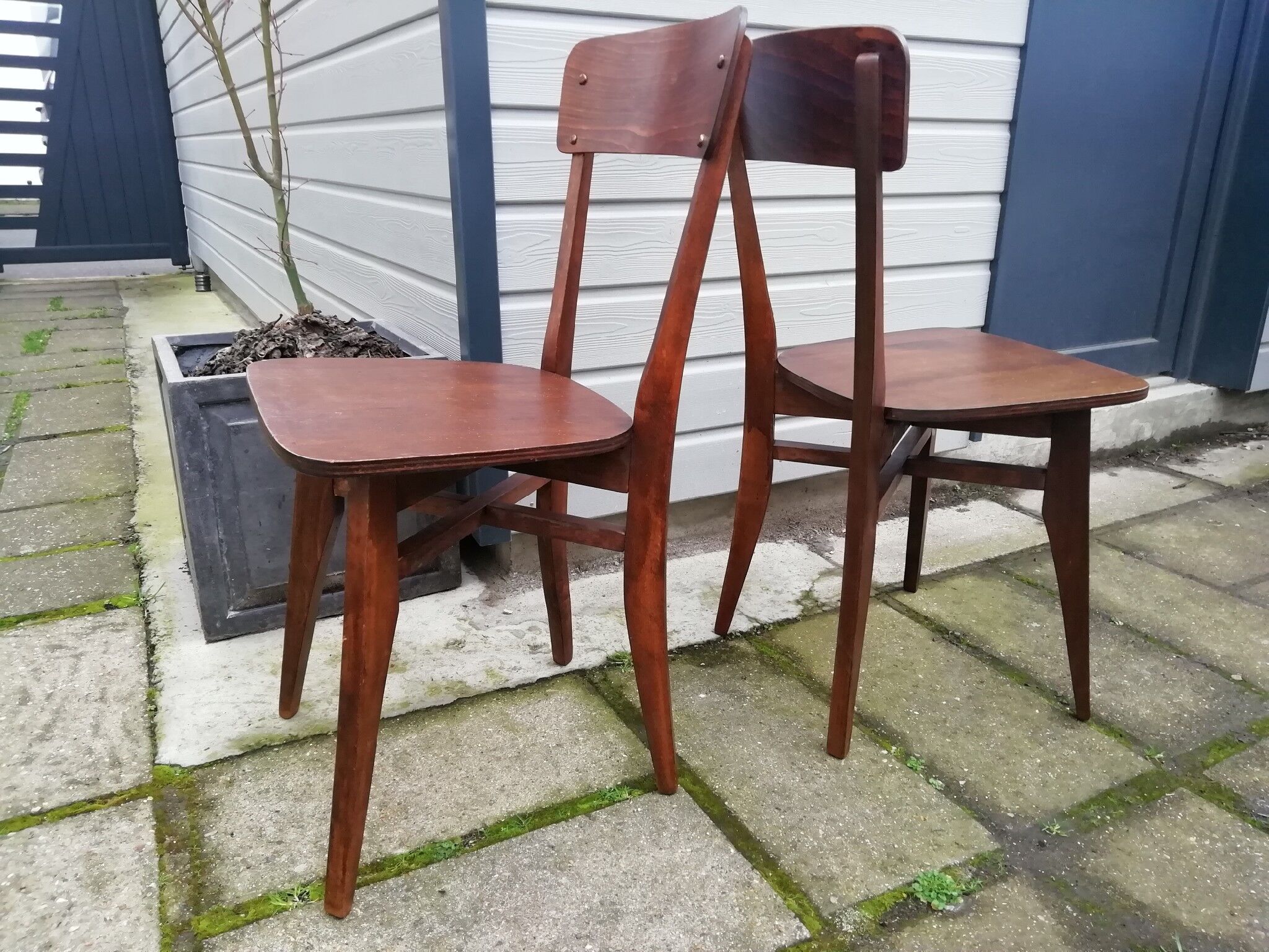 Old bistro chairs