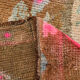 2x3 Brown and Pink Door Mat Rug, 88x56Cm FREE SHIPPING