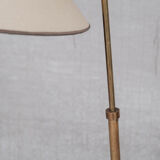 Robert Mathieu French Brass Adjustable Mid-Century Floor Lamp