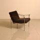 "SZ38" armchair in brown velvet by Martin Visser and Dick van der Net for