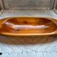 Plat ovale en bois