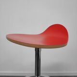 Red bar stool