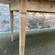 Incredible 400 cm farm table in fir 1900 brasserie natural raw wood