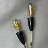 Mid Century double sconce wall lamp
