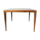 Coffee table in rosewood designed by Severin Hansen for Haslev Furniture, 1960s