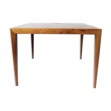 Coffee table in rosewood designed by Severin Hansen for Haslev Furniture, 1960s