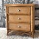 Commode vintage en rotin