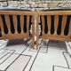 Paire de faureuil Scandinave cuir 1970"