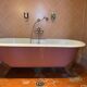 baignoire à pattes de lion