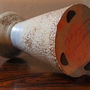 Vase diabolo brutaliste de Joël Baudoin, années 60