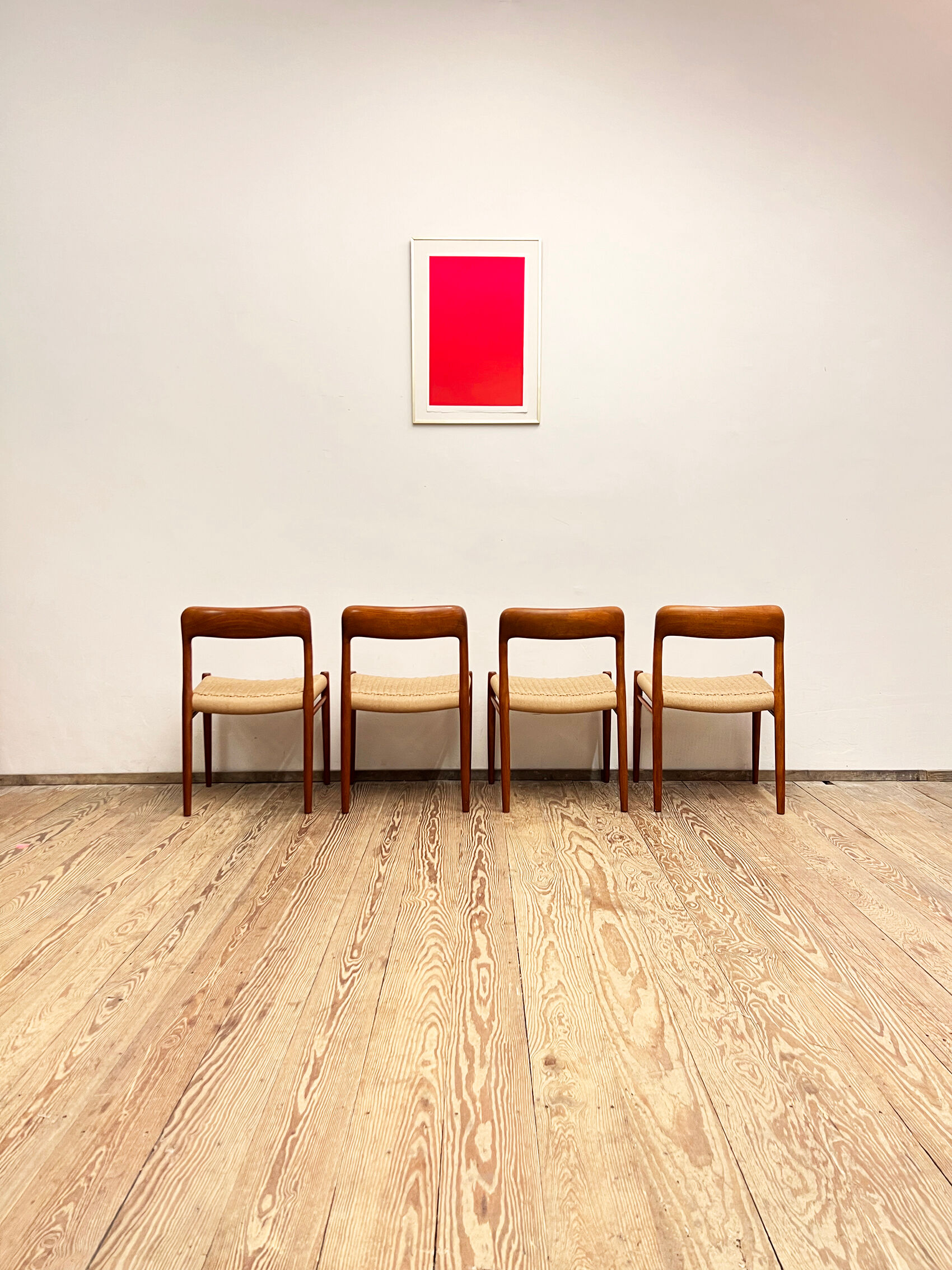 Chaises modèle 75 par Niels O. Møller pour J.L. Moller, Danemark, années 1950