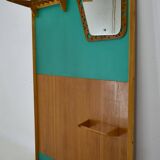 Mid-century wall mounted coat rack Czechoslovakia, 1970s