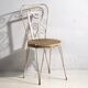 Anciennes chaises d’extérieur blanches (vers 1920). Ensemble de 4 pièces