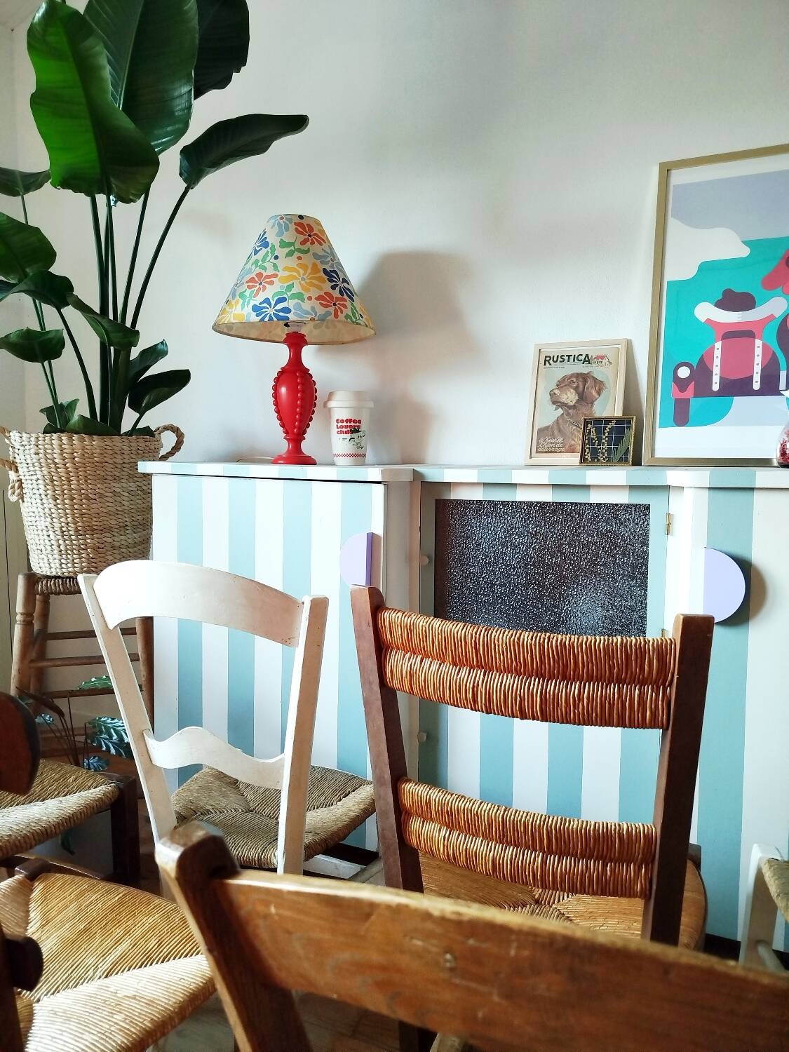 Set of 6 antique chairs