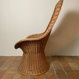 Wicker armchair