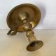 Brass cellar rat candle holder