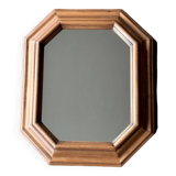 Handcrafted wooden mirror
