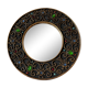 Ceramic mirror design vintage gilded 1960 hendrich thomas