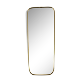 Asymmetrical mirror gold metal 60s