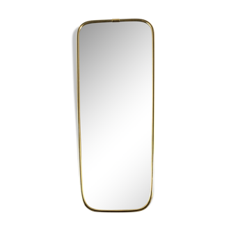 Asymmetrical mirror gold metal 60s