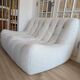 Vintage Steiner two-seater armchair from the 80s.