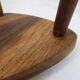 Rustic tripod stool with a triangular seat, 1960s.