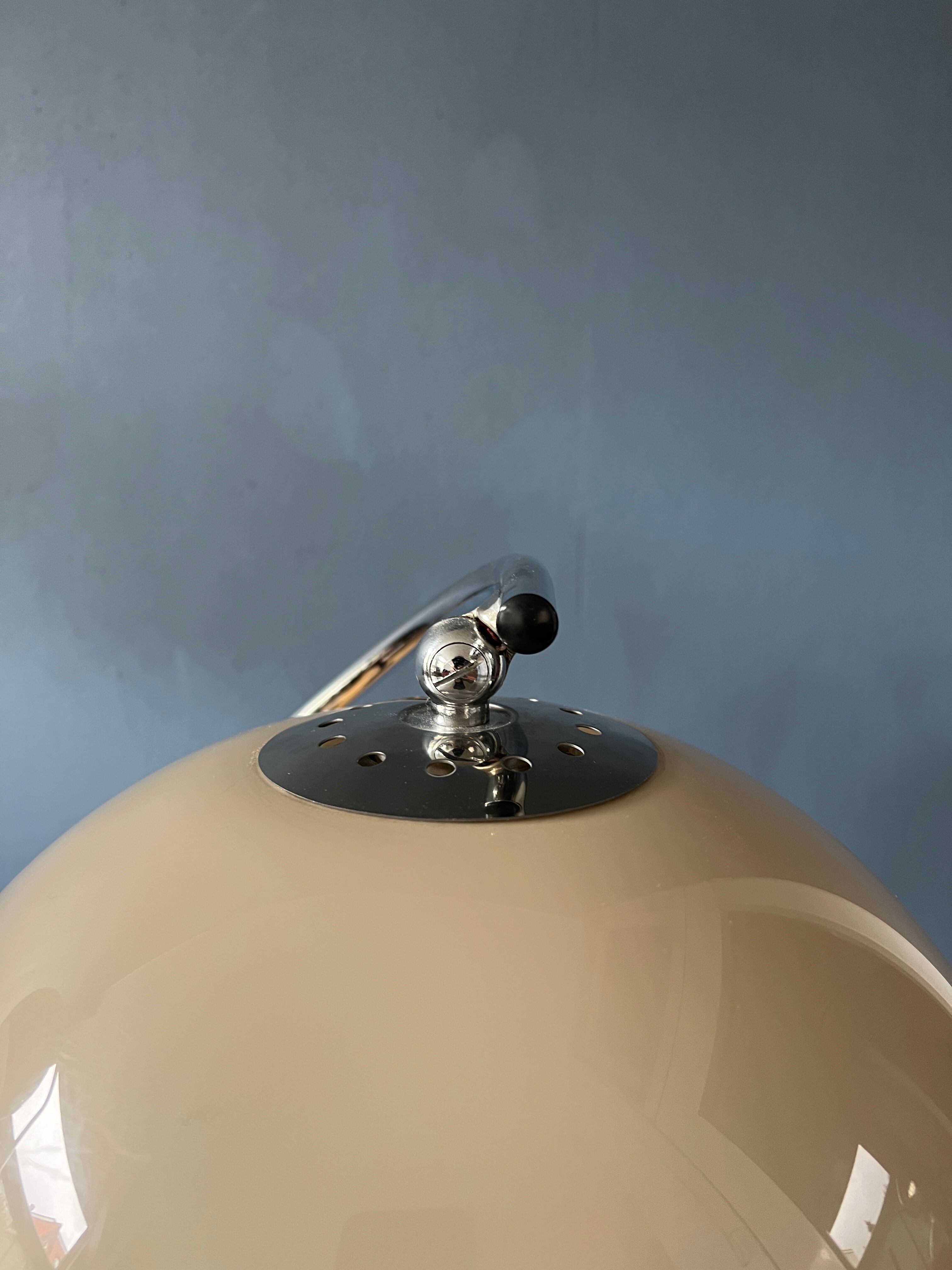 Vintage dijkstra mushroom swing arm space age floor lamp