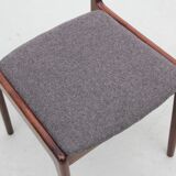 Suite of 6 Scandinavian rosewood chairs from Rio