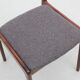 Suite of 6 Scandinavian rosewood chairs from Rio