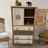 Revamped wooden cabinet