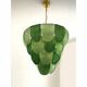 Luxury Multi Green Petals Murano Glass Chandelier – Contemporary Simoeng De