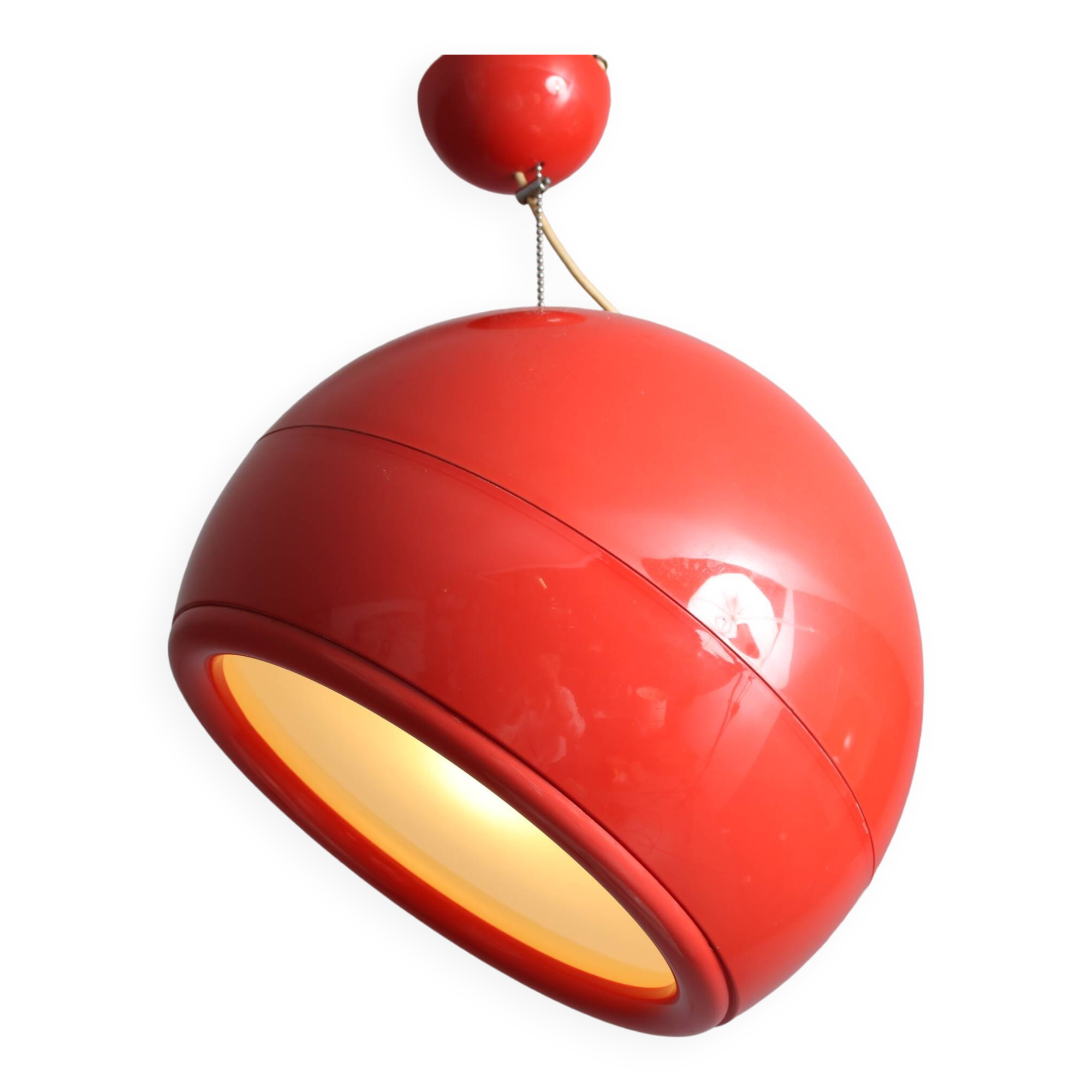 1960s “Pallade” hanging lamp by Studio Tetrarch for Artemide, Italy