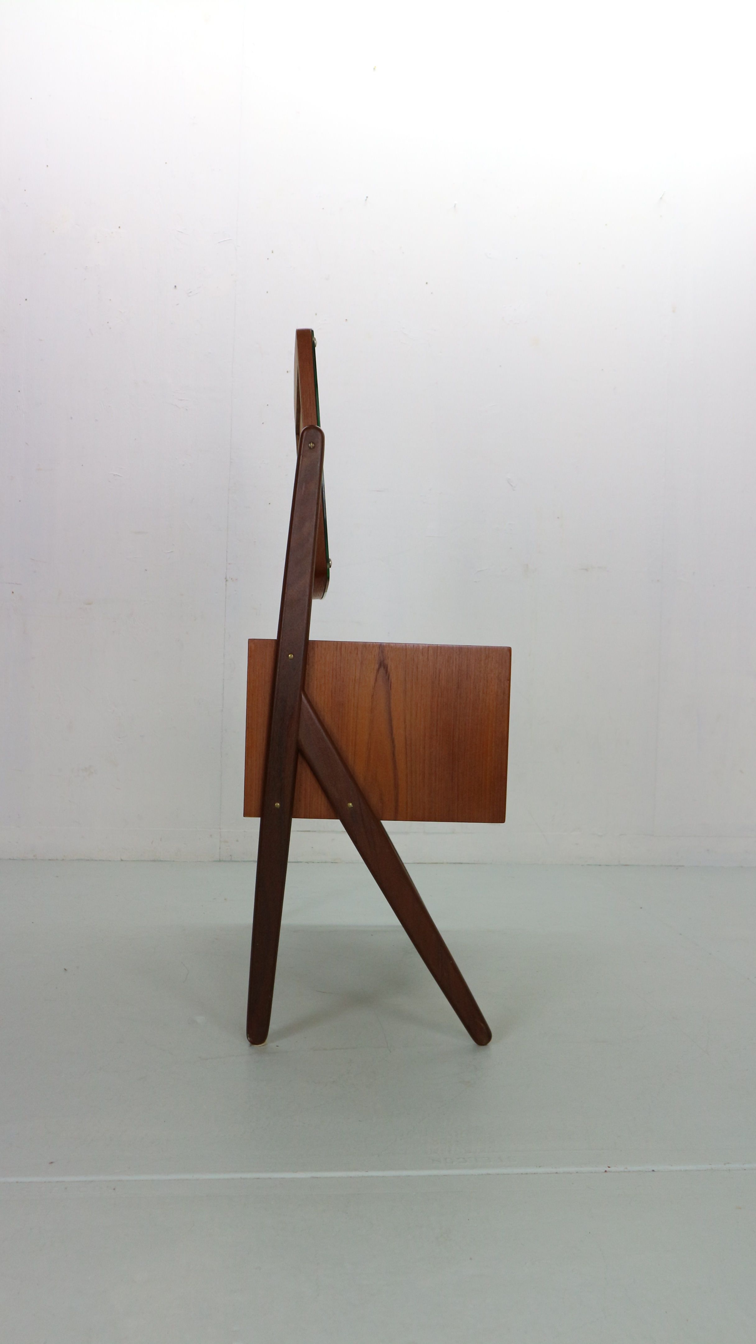 Mid-Century Danish Dressing Table in Teak by by AG Spejl Kobberbeskyttet, 1960s