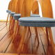 5 chaises, design. A. Suman, Tatra Nabytok, Tchécoslovaquie, années 60