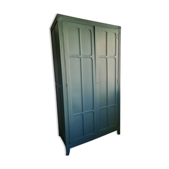 Parisian wardrobe green sage interior ouatine