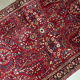 Handmade antique Persian Sarouk rug 97cm x 151cm 1920s