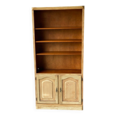 Bibliothèque française vintage bois