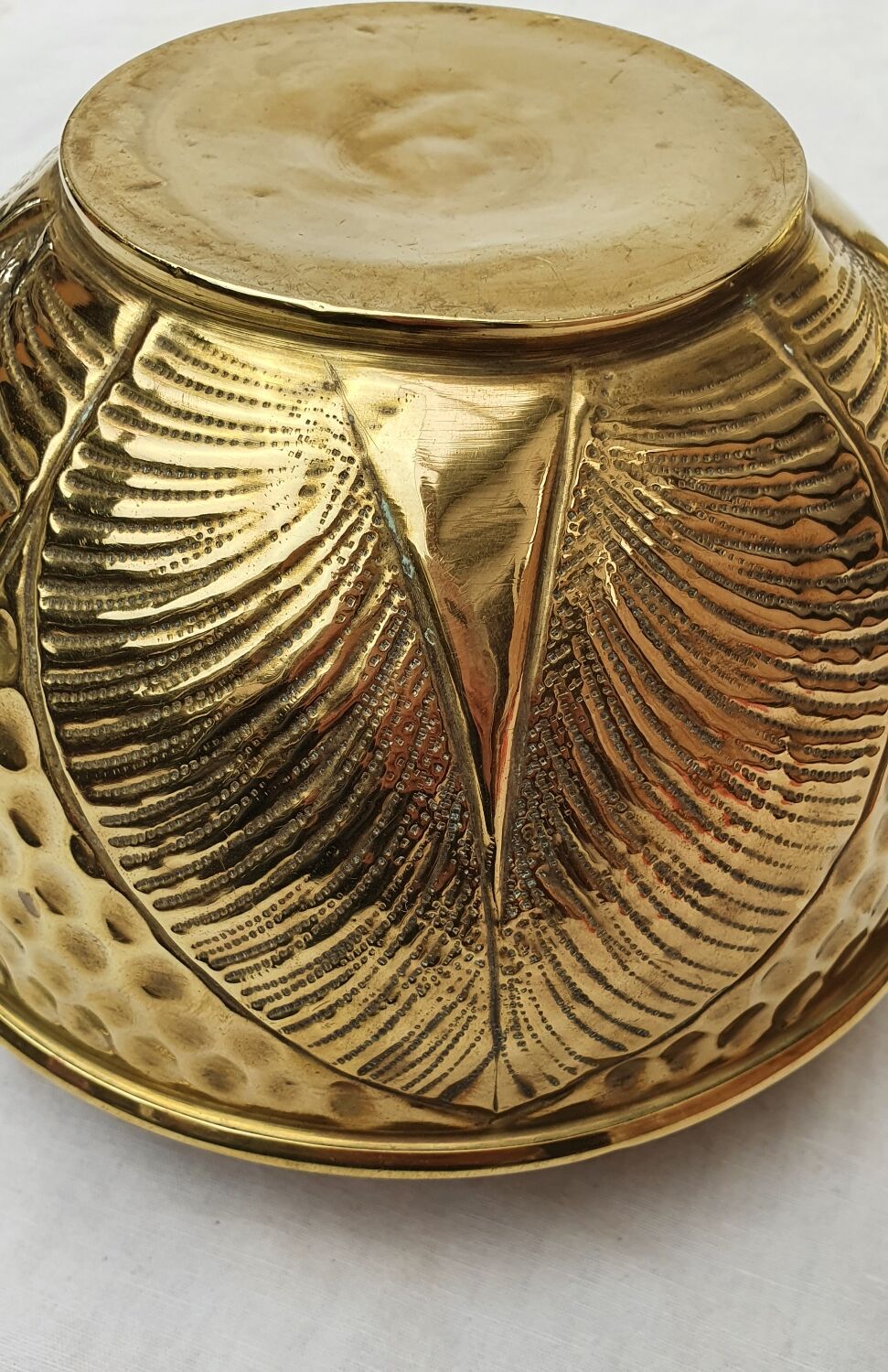 Pair of copper pot covers