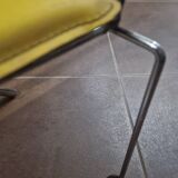 Set of 4 vintage tubular armchairs – modernist design from the 60s and 70s