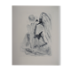 Salvador Dali : Divine Comédie, L’Ange, Gravure signée