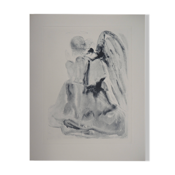 Salvador Dali: Divine Comedy, The Angel, Signed engraving