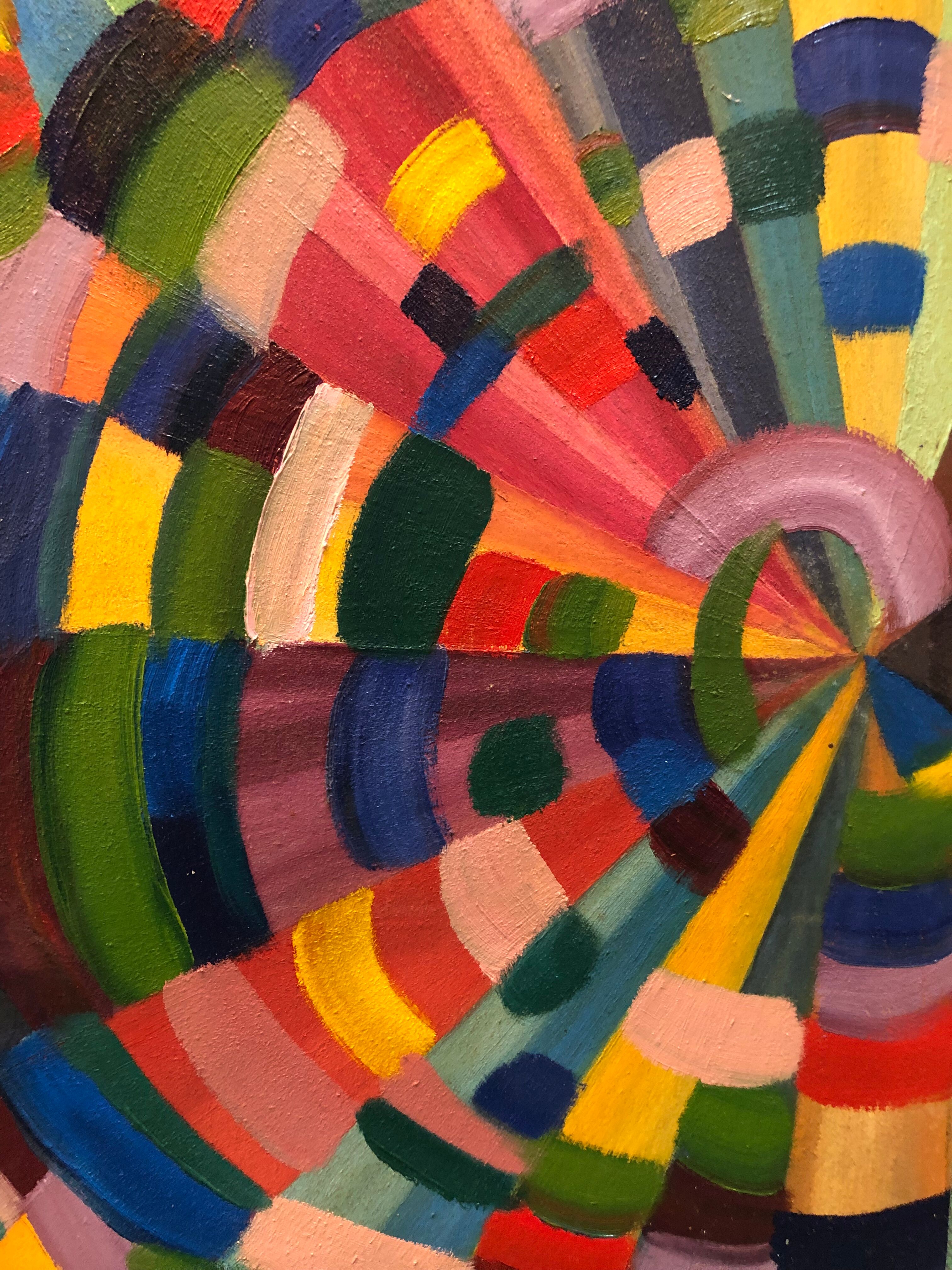 Painting twentieth lyrical abstraction Sonia Delaunay