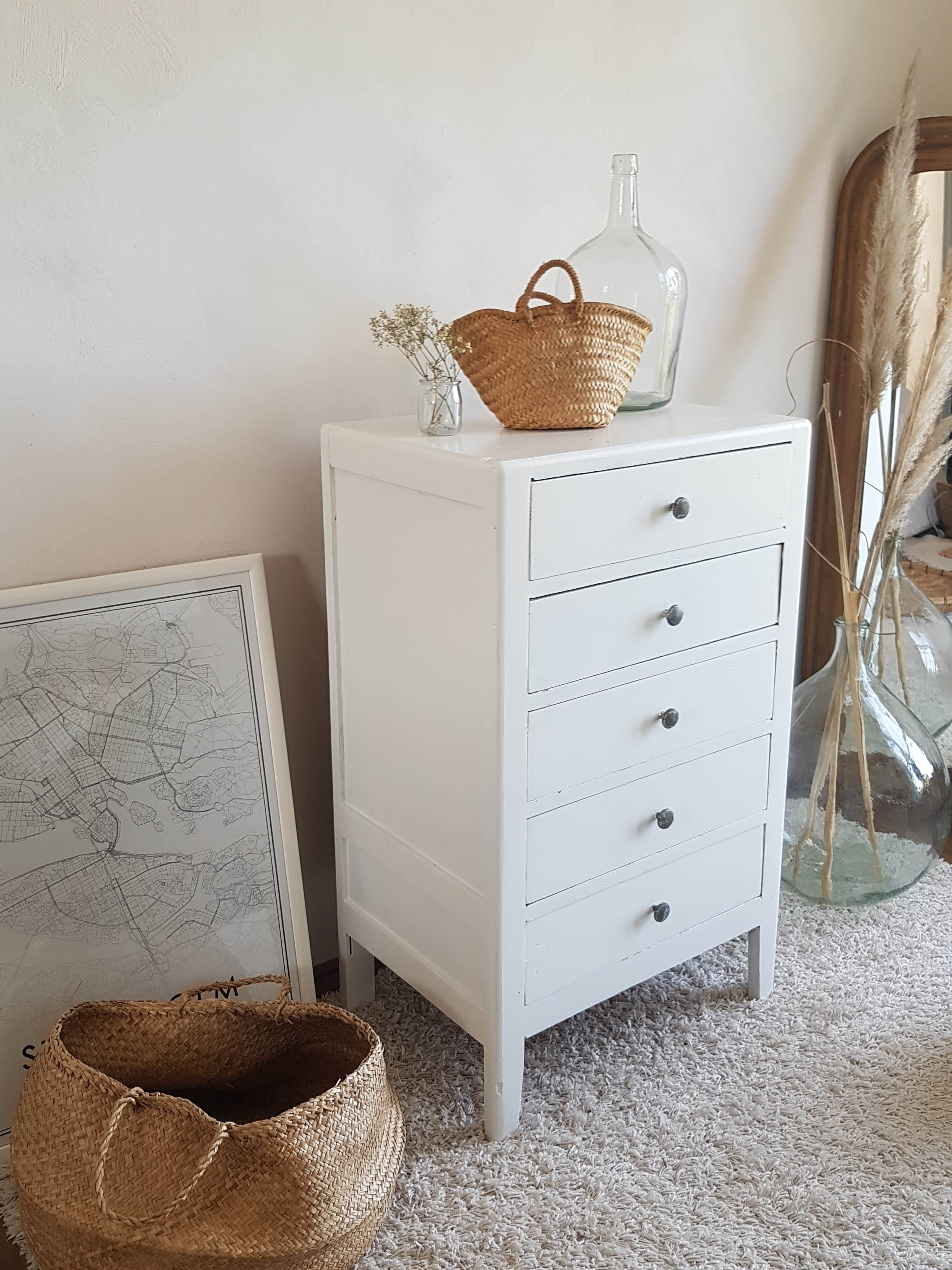 Chiffonnier  vintage wooden dresser circa 50s