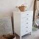Chiffonnier commode en bois vintage circa années 50