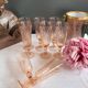 Rosaline champagne flute