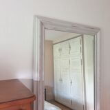 Miroir cadre bois laqué