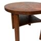 Round coffee table, Mid-Century, Art Deco, after renovation, Germany, 1960s