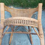 Rattan armchair