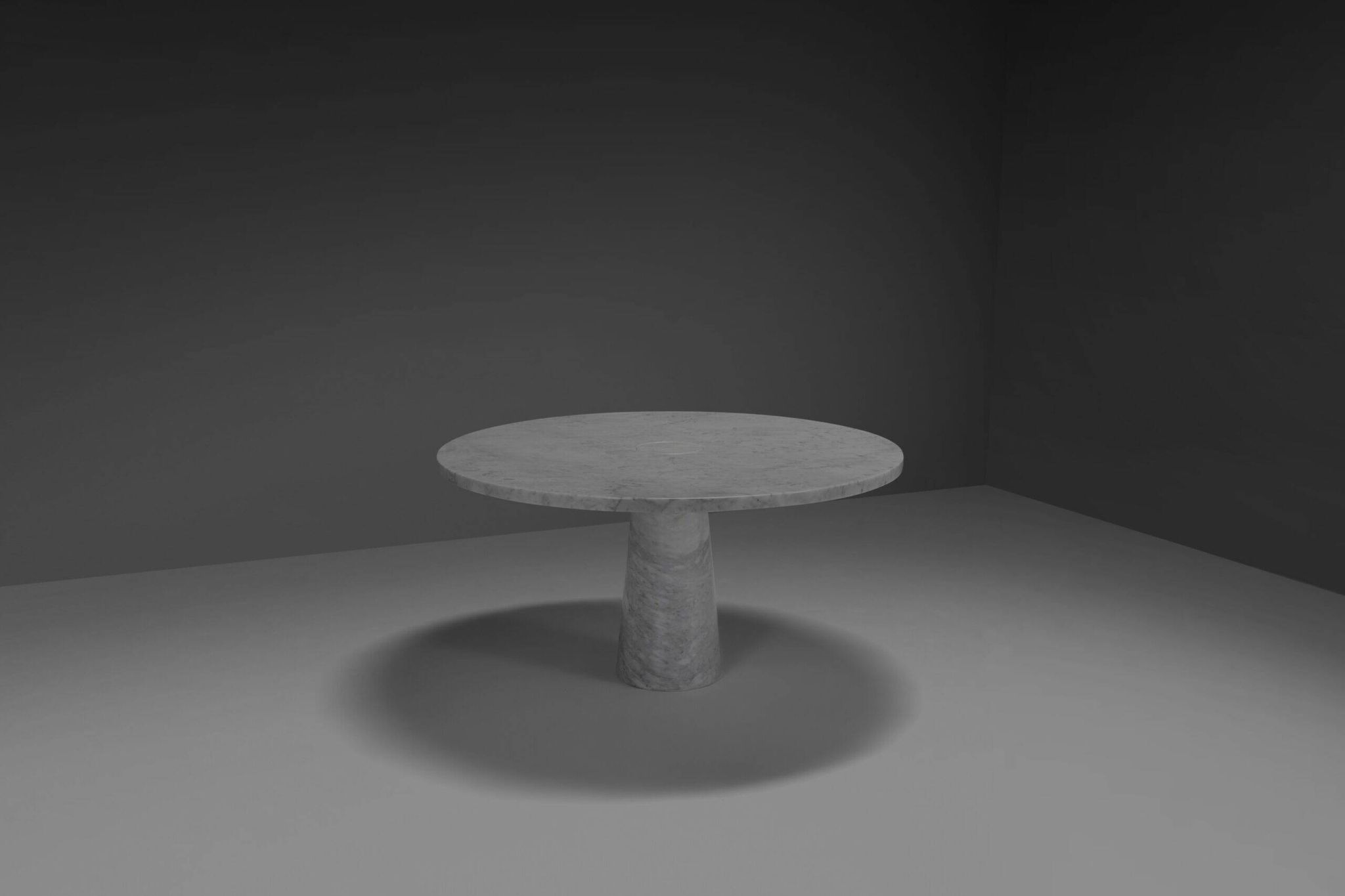 Table à manger originale « Eros » en marbre de Carrare par Angelo Mangiarotti, Italie