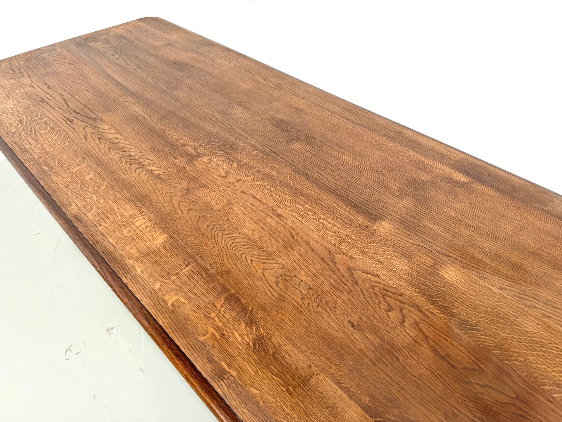 Table de ferme bourgeoise en chêne, années 50